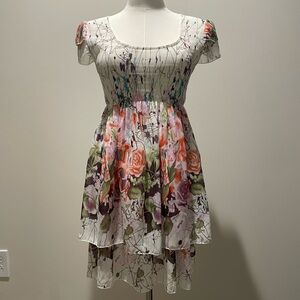 Floral Print Women's Dress